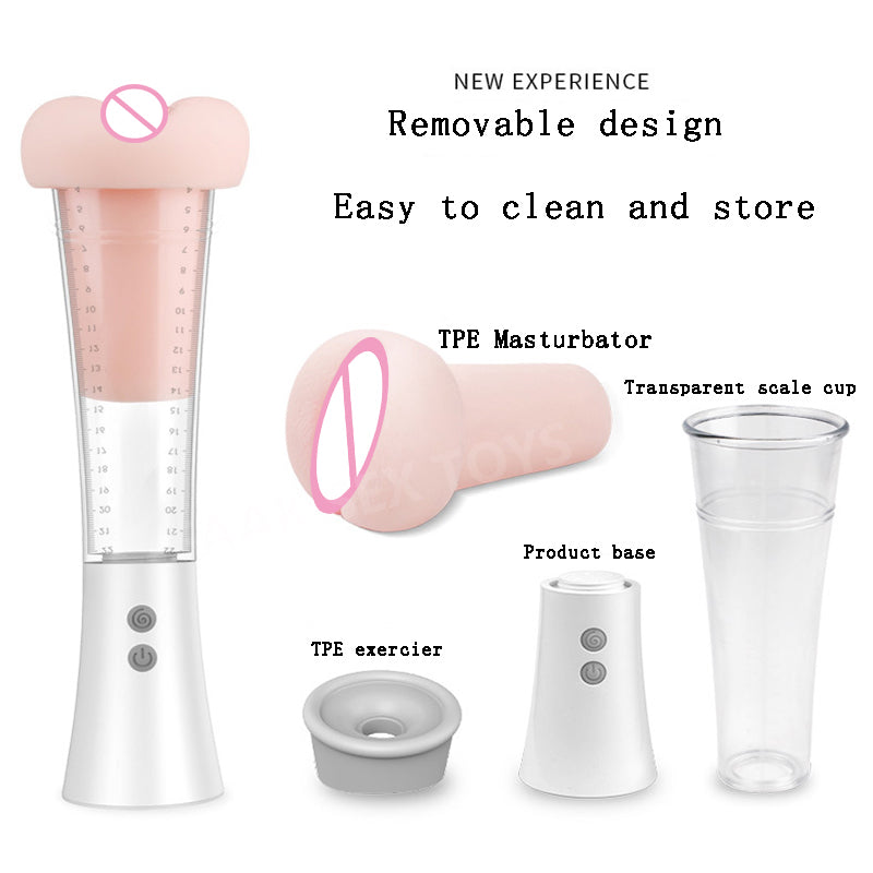 Lurevibes - Male Masturbation Cup Penis Extender Vacuum Pump Lurevibes