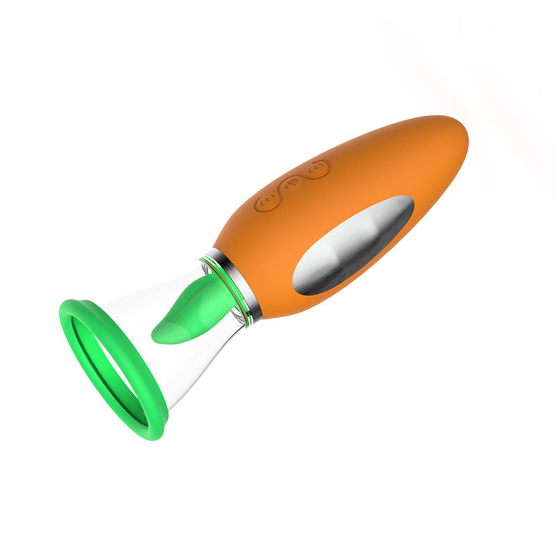 Lurevibes - Carrot Vibrator Female Masturbator Vibration Av Automatic Heating Sucking Tongue Licker Pluggable Lurevibes