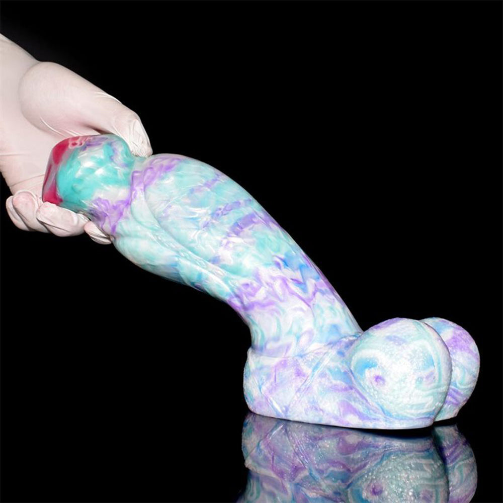 Colorful Soft Mushroom Head Silicone Artificial Dildo Lurevibes