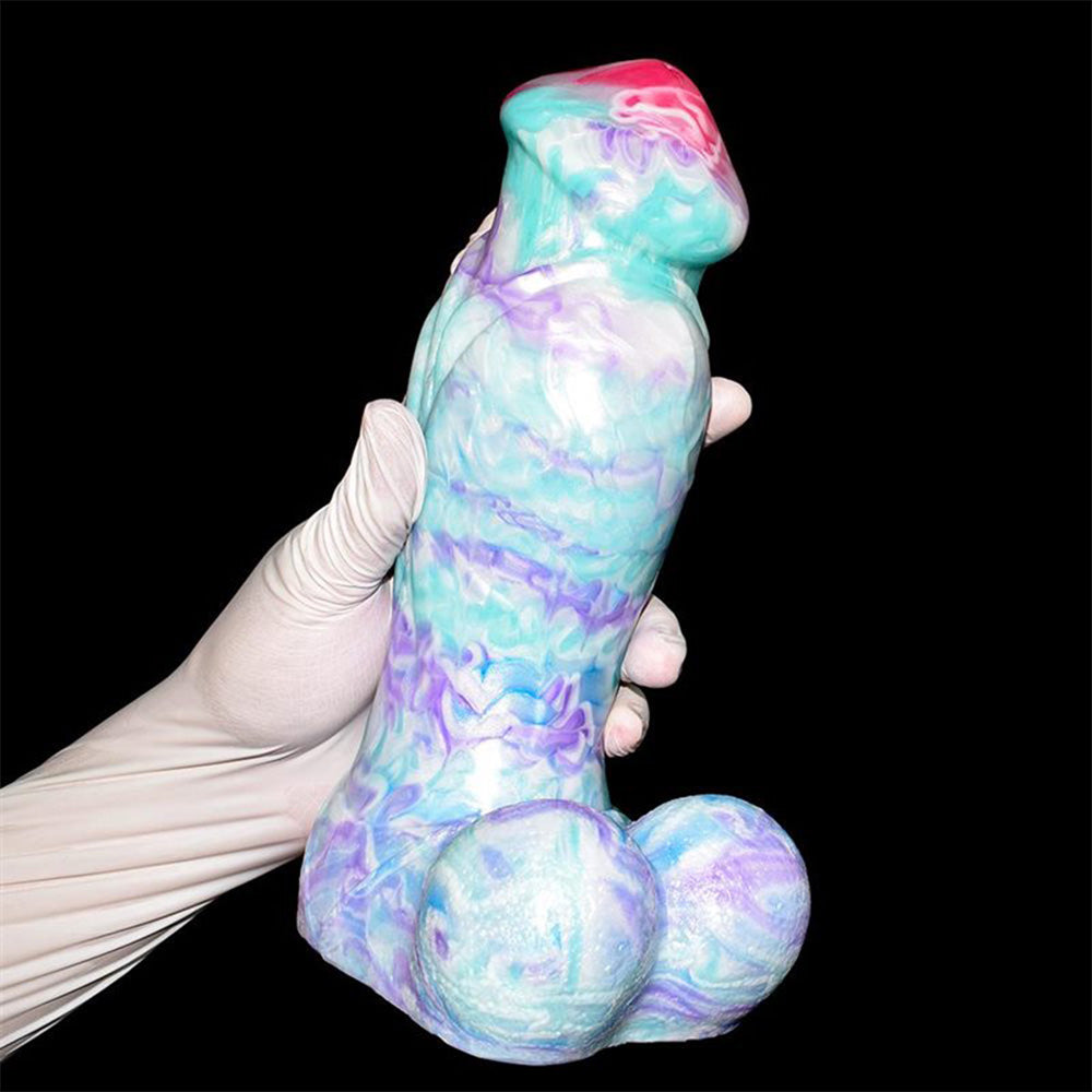 Colorful Soft Mushroom Head Silicone Artificial Dildo Lurevibes