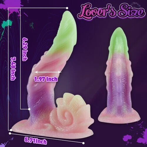 Huge Tentacle Dildo for Beginners Realistic Silicone Dildo 7.48 Inch Lurevibes