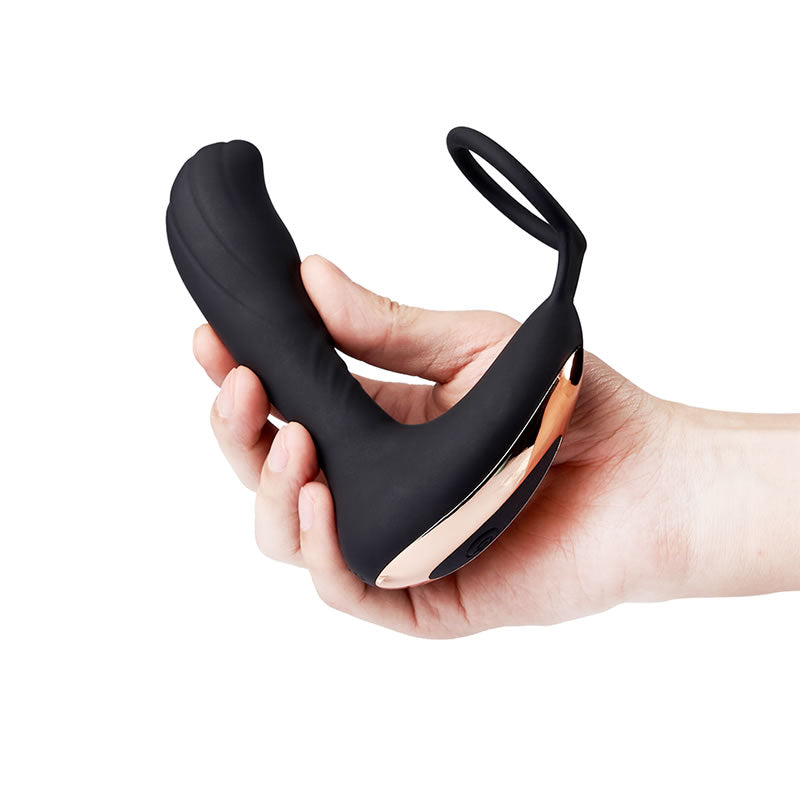 Vibrating Prostate Massager Anal Vibrator with Cock Ring & Remote Lurevibes