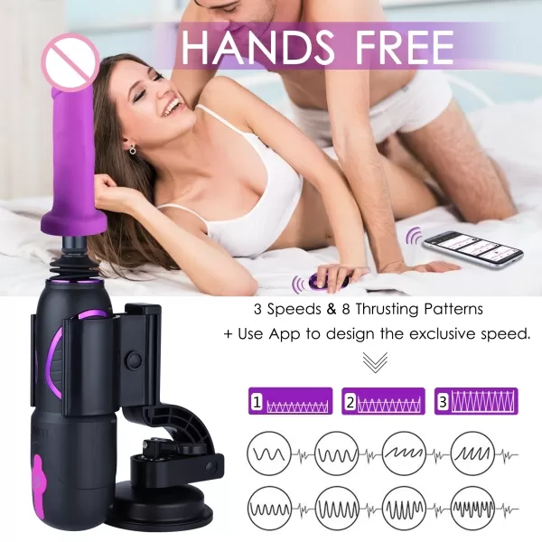 Hismith Pro Travel Sex Machine with Strong Suction Lurevibes