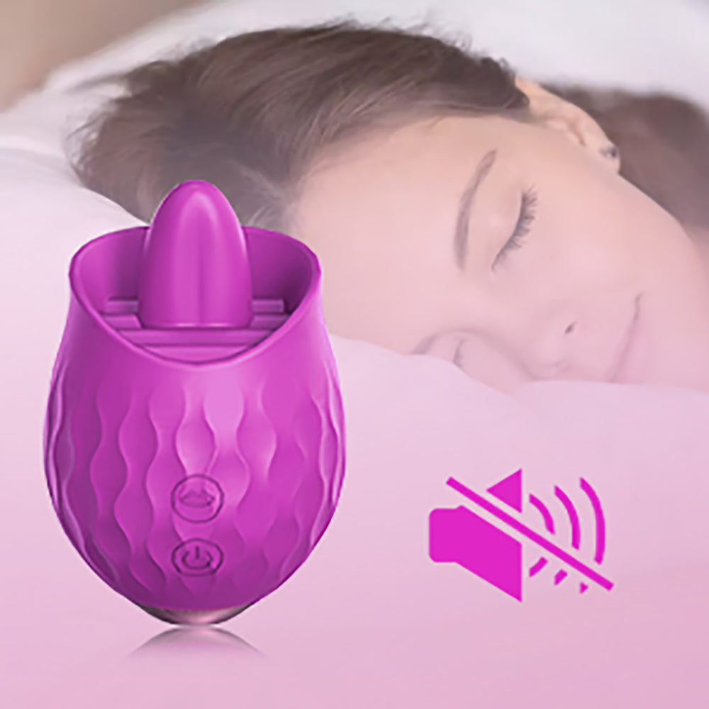 Lurevibes -Rose Toy Vibrator For Wome Clitoral Tongue Licking Vibrator Lurevibes