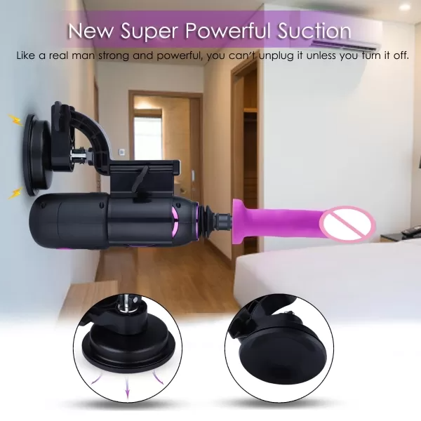 Hismith Pro Travel Sex Machine with Strong Suction Lurevibes