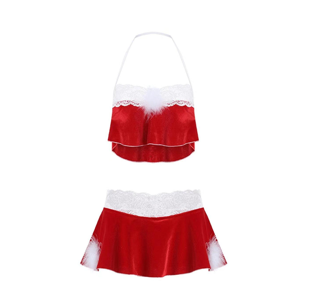 Christmas-themed Waist-Revealing Lingerie set - La Lune