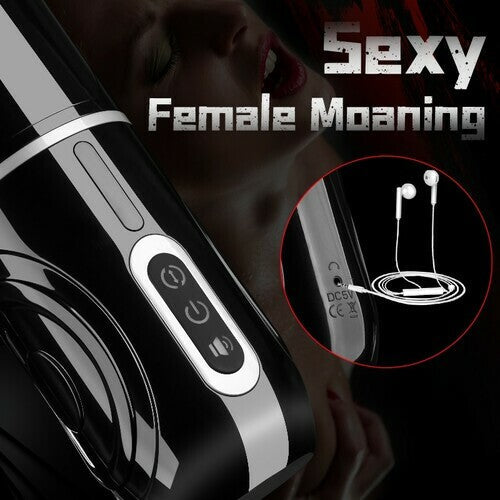 PowerKing Ultra-Technical Hands-free 7 Telescopic Rotation Modes Male Masturbator Cup Lurevibes