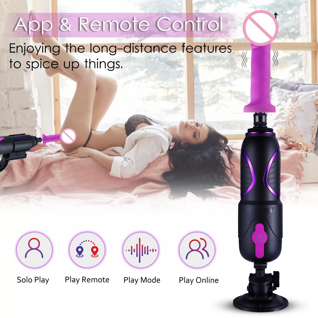 Hismith Pro Travel Sex Machine with Strong Suction Lurevibes