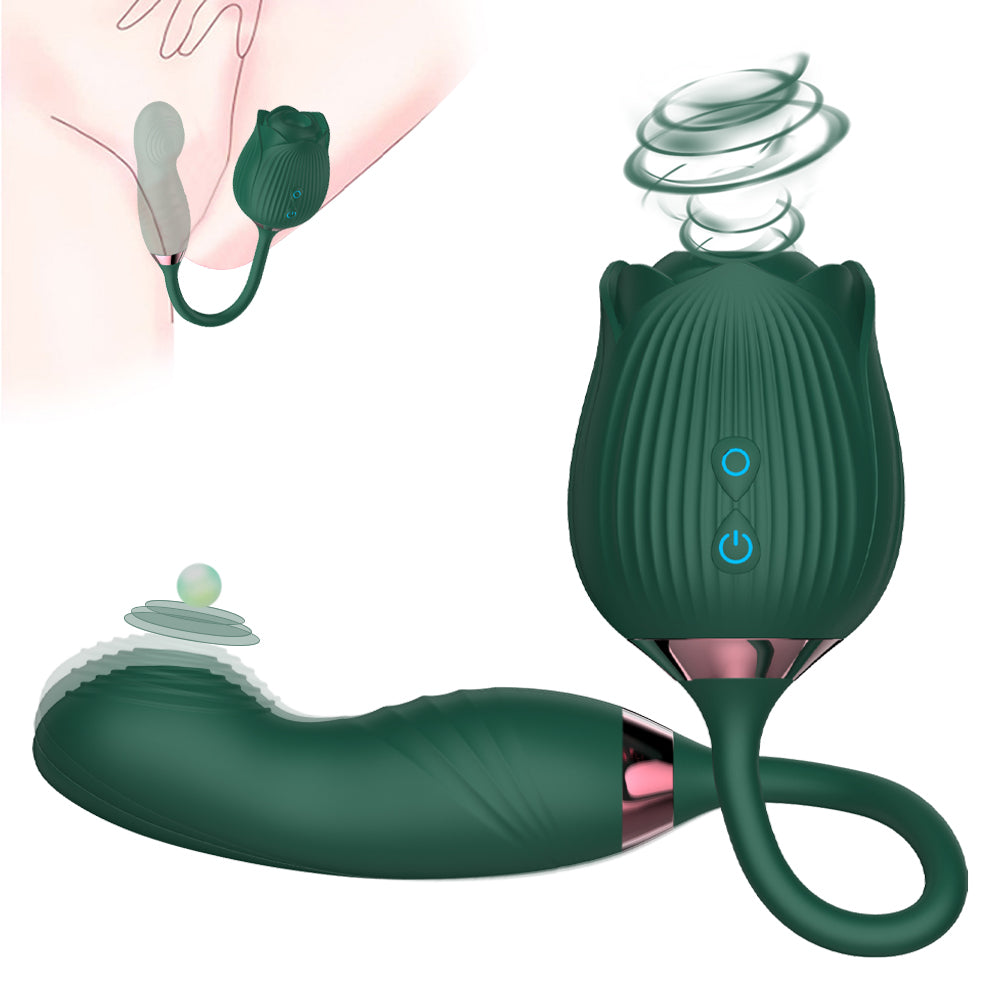 Lurevibes - Rose Vibrator Clitoris Stimulator Lurevibes