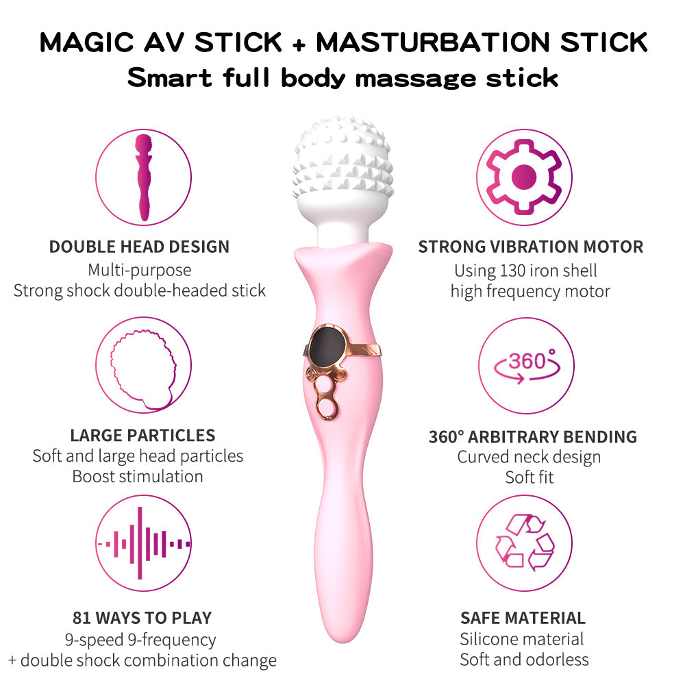 Lurevibes - Female Vibrating Massage Magic Wand Masturbation Vibrator Lurevibes