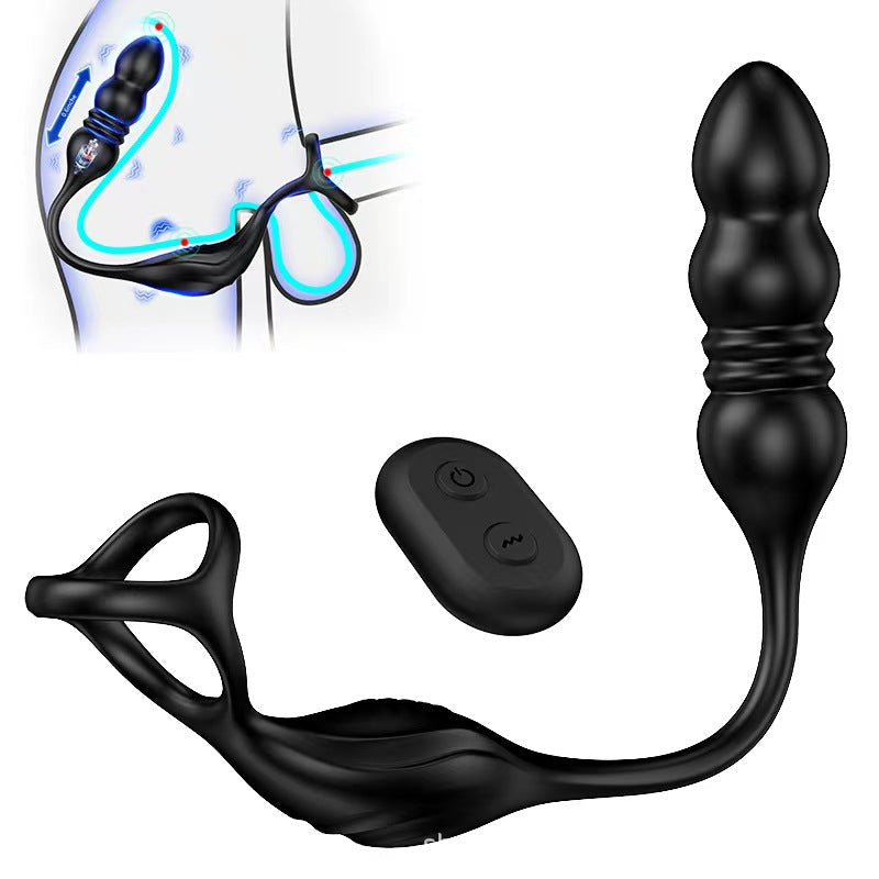 Anal Plug Vibrating Penis Ring Anal Beads Prostate Massager Vibrator Anal Toys Lurevibes