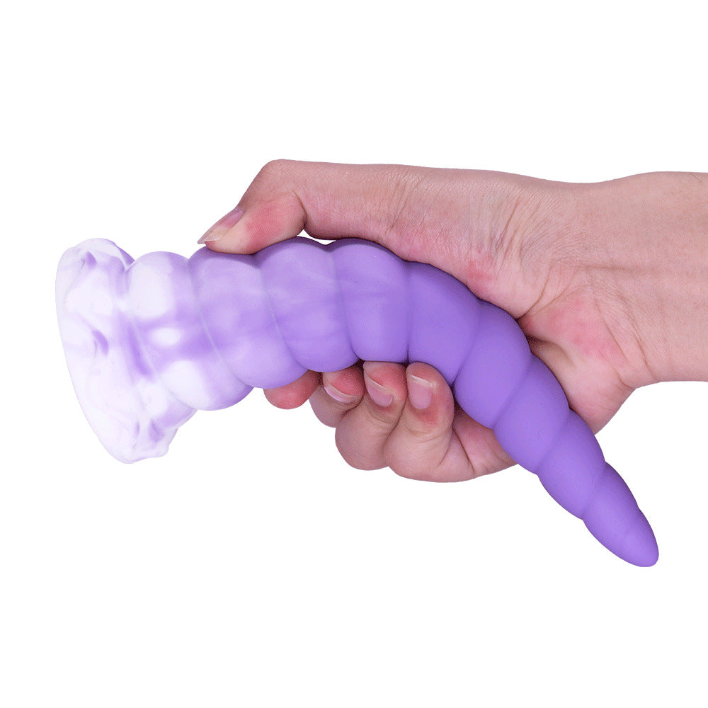 Gradual 7.08 Inch Pyramid Silicone Dildo Anal Toy Lurevibes