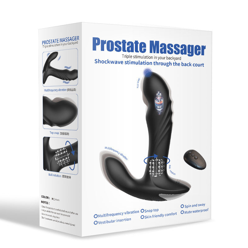 Wireless Remote Control 7 Frequency Vibrating Prostate Massager Lurevibes