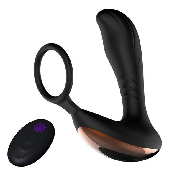 Vibrating Prostate Massager Anal Vibrator with Cock Ring & Remote Lurevibes