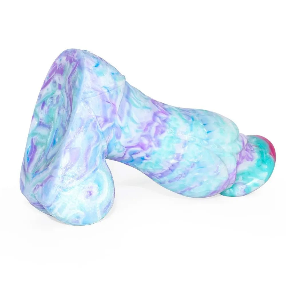 Colorful Soft Mushroom Head Silicone Artificial Dildo Lurevibes