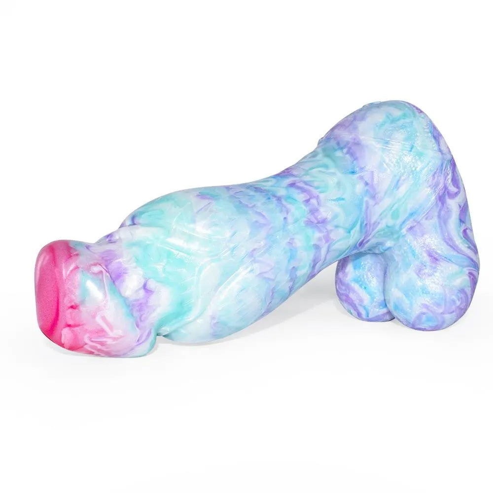 Colorful Soft Mushroom Head Silicone Artificial Dildo Lurevibes