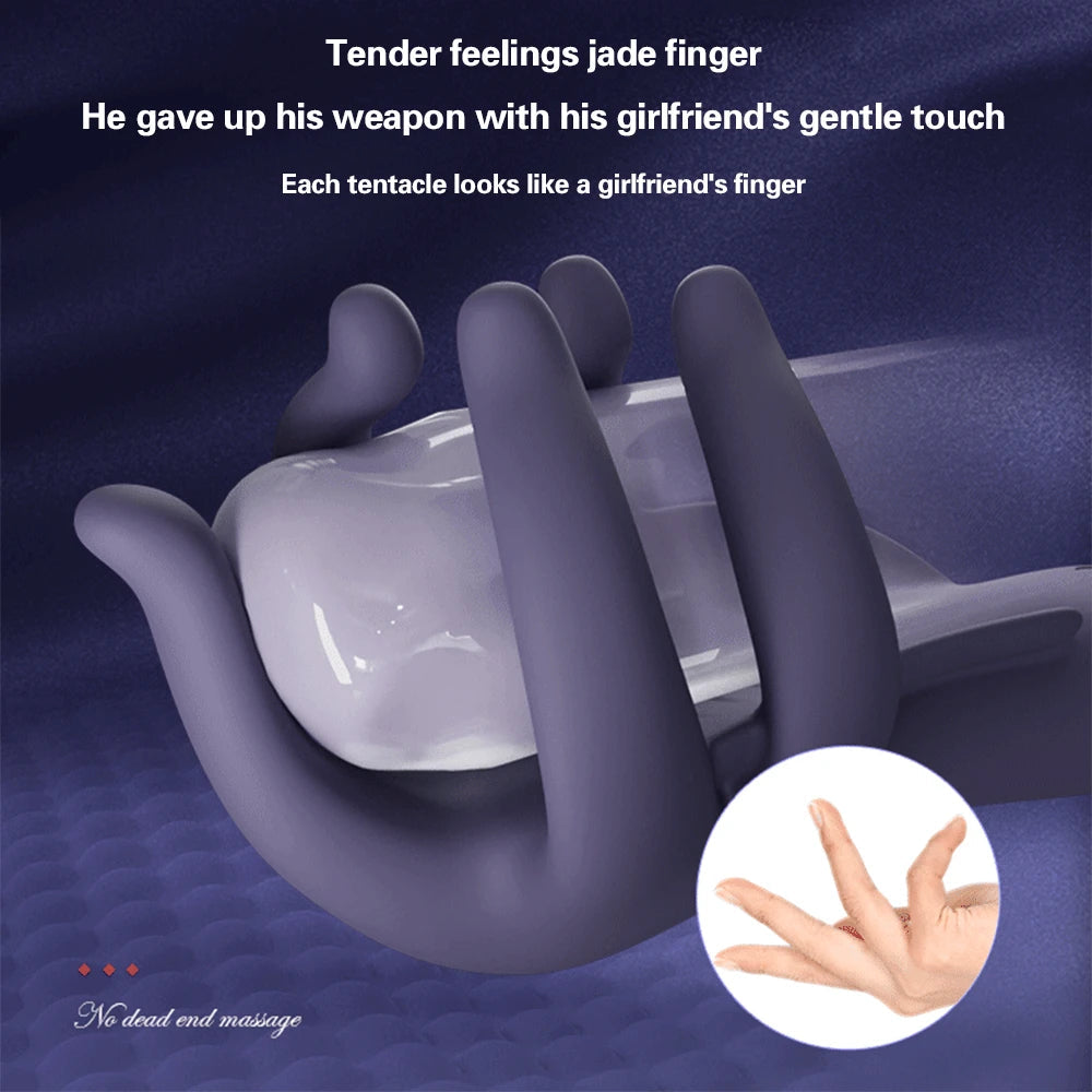 Lurevibes Tender Jade finger Penis Trainer Men's Ejaculation Delay Glans Exerciser Lurevibes