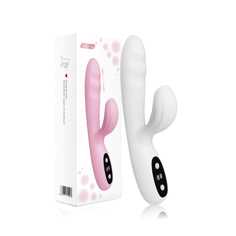 Lurevibes - 5-Frequency Sucking Stretching and Heating Female Vibrator Lurevibes